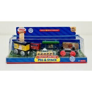 Peg & Stack Thomas & Friends Wooden Railway Creative Junction BDG76 New Open Box